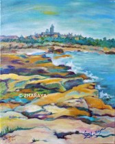Description: La maree haute à Gatteville Auteur: Eugeniya Zharaya