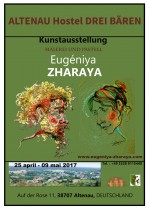 Description: Plakat einer persönlichen Ausstellung ZHARAYA Auteur: 